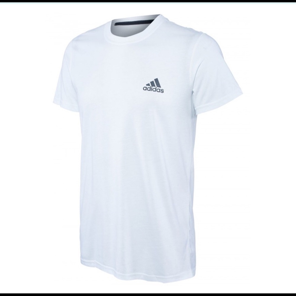 ADIDAS / MEN'S WHITE CREW TEE SIZE L